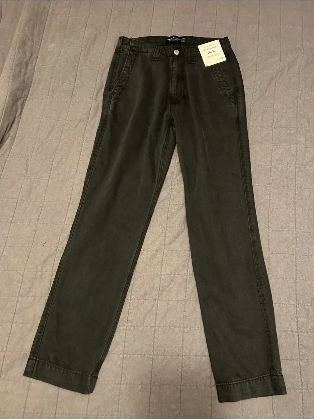 Abercrombie & Fitch Loose Relaxed Jeans - Black